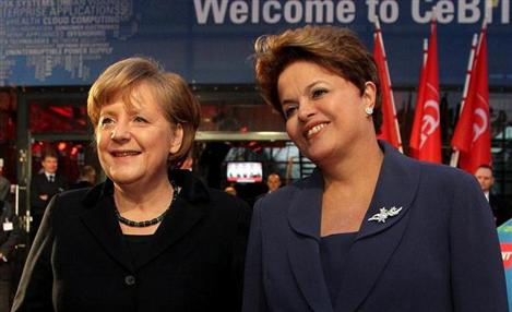Dilma e Merkel em ranking das mulheres mais poderosas