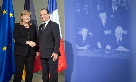 Alemanha e França celebram 50 anos de amizade