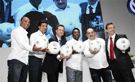 Volkswagen apresenta embaixadores do futebol