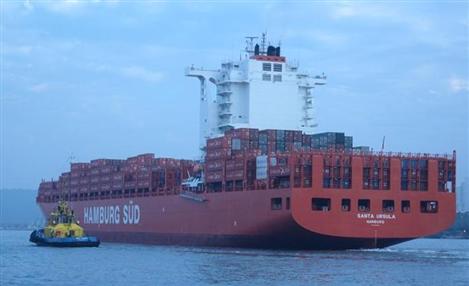 Hamburg Süd batiza navio Santa Ursula no Brasil
